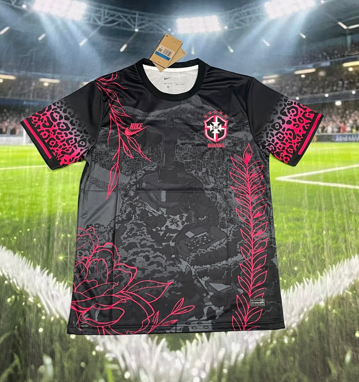 Brasilien ´christ the redeemer´ pink special